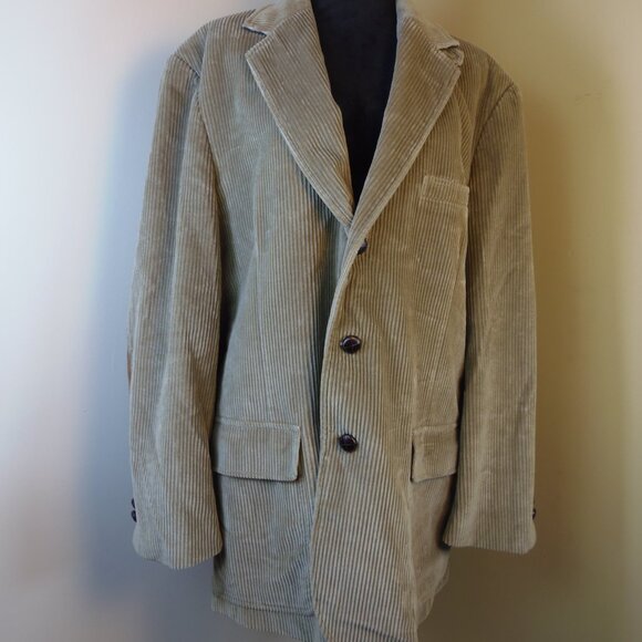 Vintage Orvis Mens 46 Olive Green Corduroy Jacket w/Elbow Pads Old Money ORVIS - Picture 5 of 16